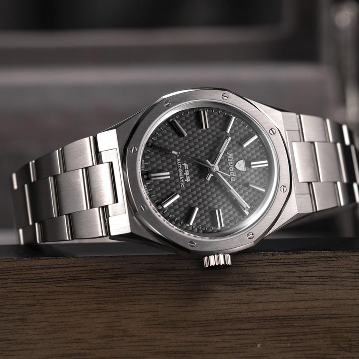 Nivada Grenchen F77 Anthracite Automatic – 68006A77 – Little