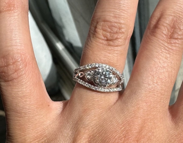 Star Gems Inc. Atlanta 14k White Gold  Diamond Semi-Mount Engagement Ring – SMJR11672