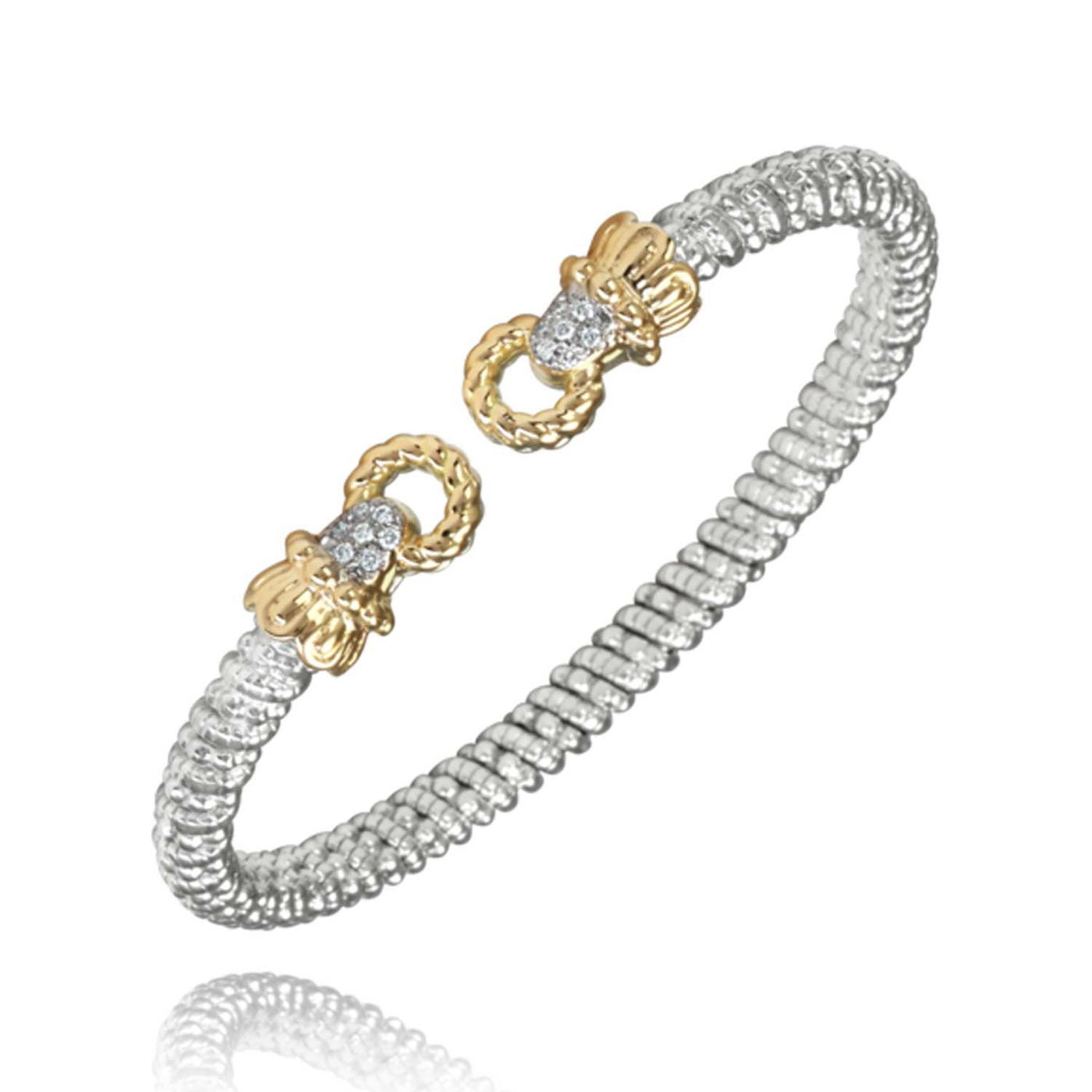 Vahan Sterling Silver and 14k Yellow Gold Bracelet – 22791D04