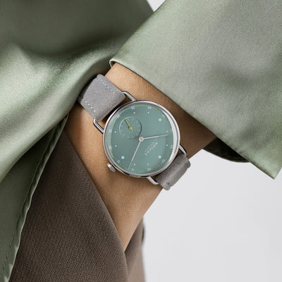 Nomos Glashütte Metro 33 Sage Stem Winding – 1124