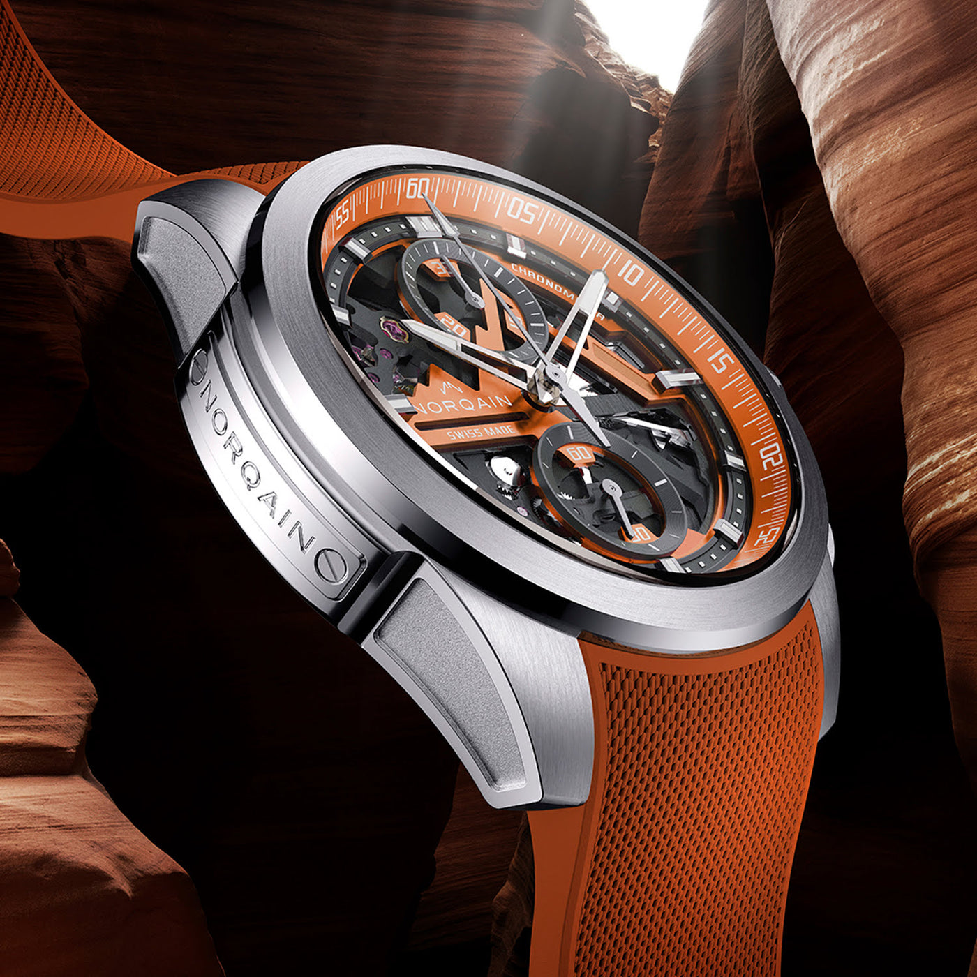NORQAIN Independence Chrono Orange Automatic – N3200.40S01.O01.R01