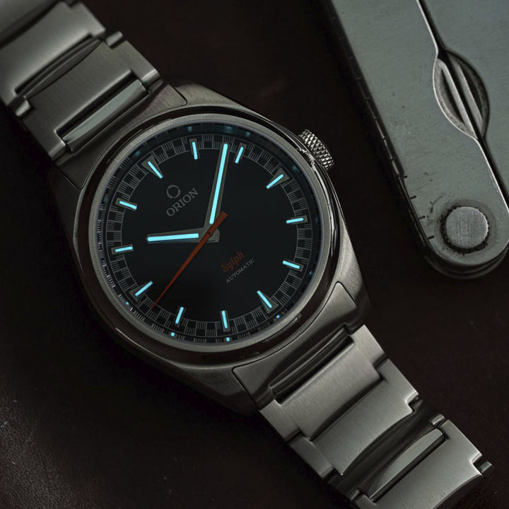 Orion Sylph Sunburst Automatic – SYLBLKBRT – Little Treasury Jewelers