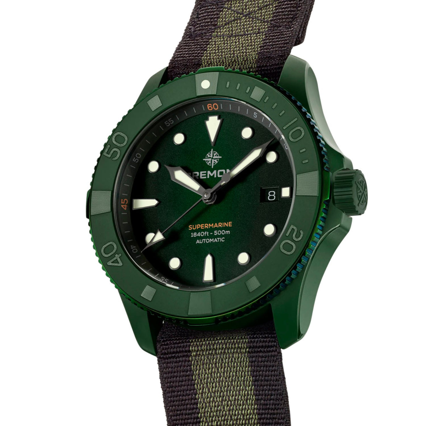 Bremont Supermarine Full Ceramic Jungle Green Automatic – SM43-DT-GNCER-GN-N-S