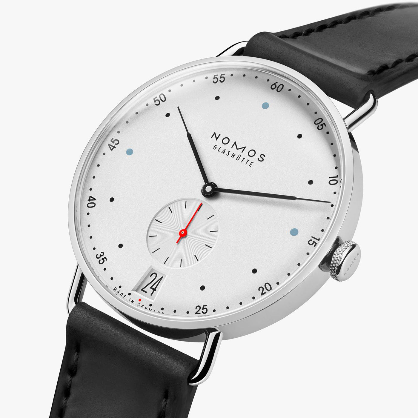 Nomos Glashütte Metro 38 Date Stem Winding – 1102