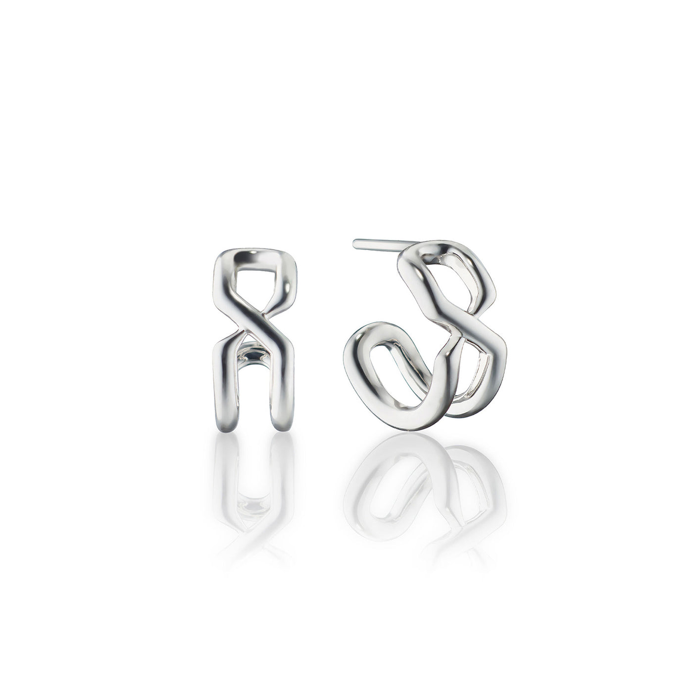 Monica Rich Kosann Sterling Silver “The Symbol” Small Infinity Earrings – 45067