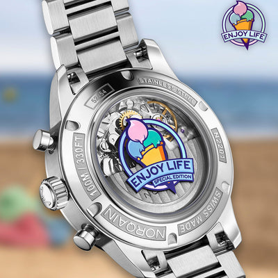 NORQAIN Freedom 60 Chrono "Enjoy Life" Special Edition Automatic – N2201.19S01.C01.S01