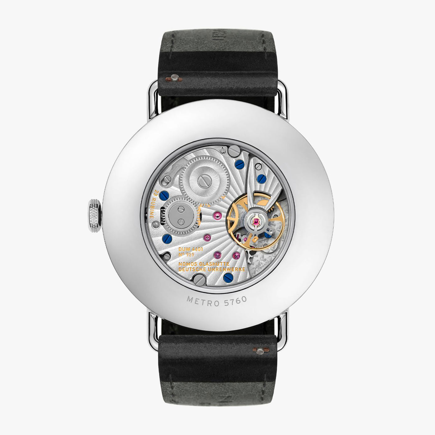 Nomos Glashütte Metro 38 Date Stem Winding – 1102