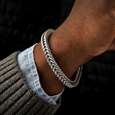 William Henry Paros Sterling Silver LG Bracelet - BR29 -LG