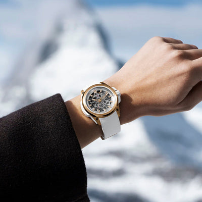 NORQAIN Wild One Skeleton Red Gold Limited Edition Automatic – N3001.07G01.W01.R01