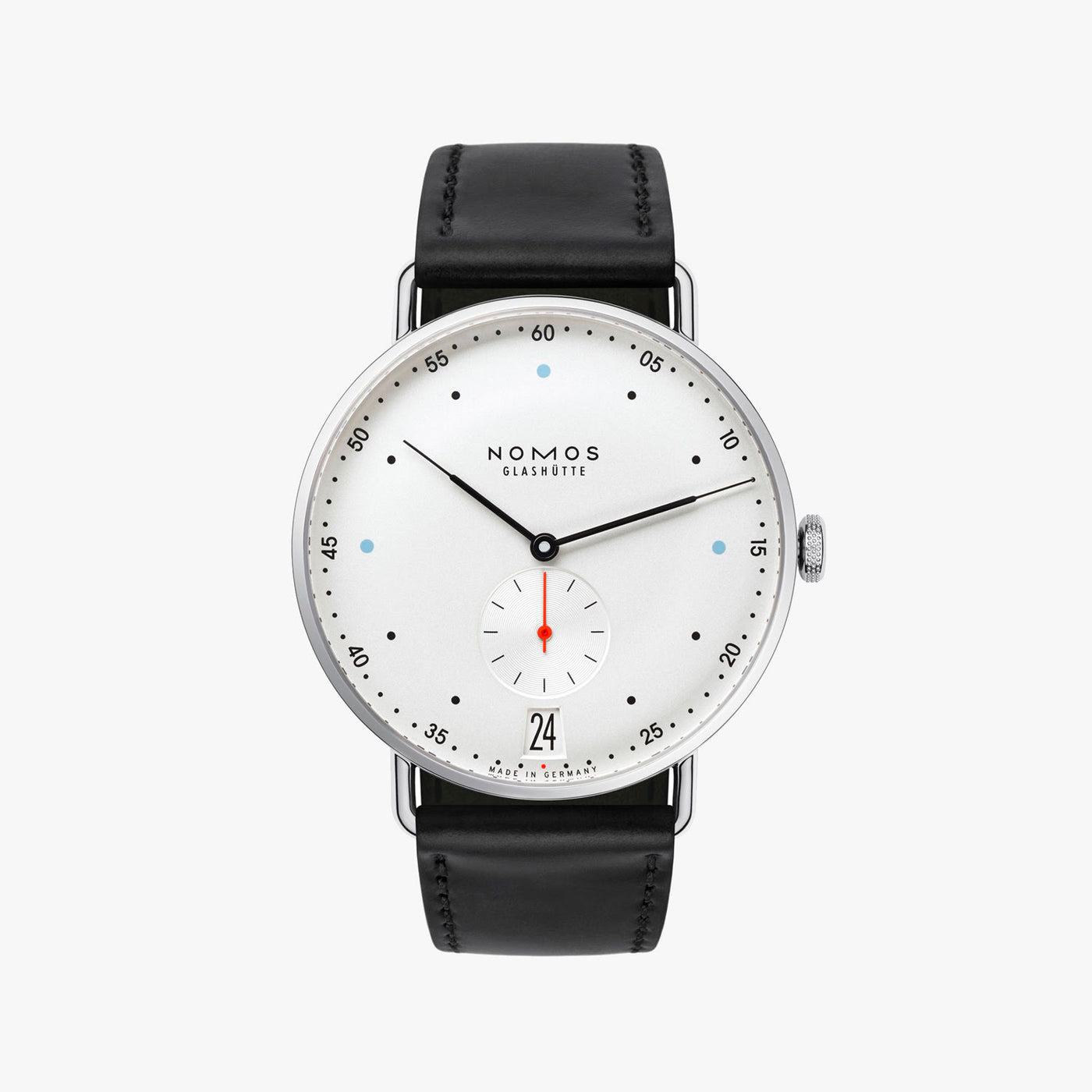 Nomos Glashütte Metro 38 Date Stem Winding – 1102