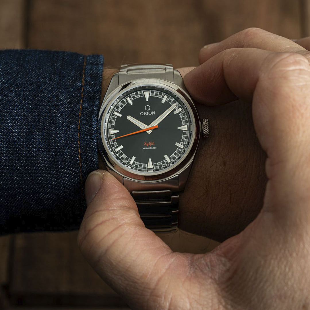 Orion Sylph Sunburst Automatic – SYLBLKBRT – Little Treasury Jewelers