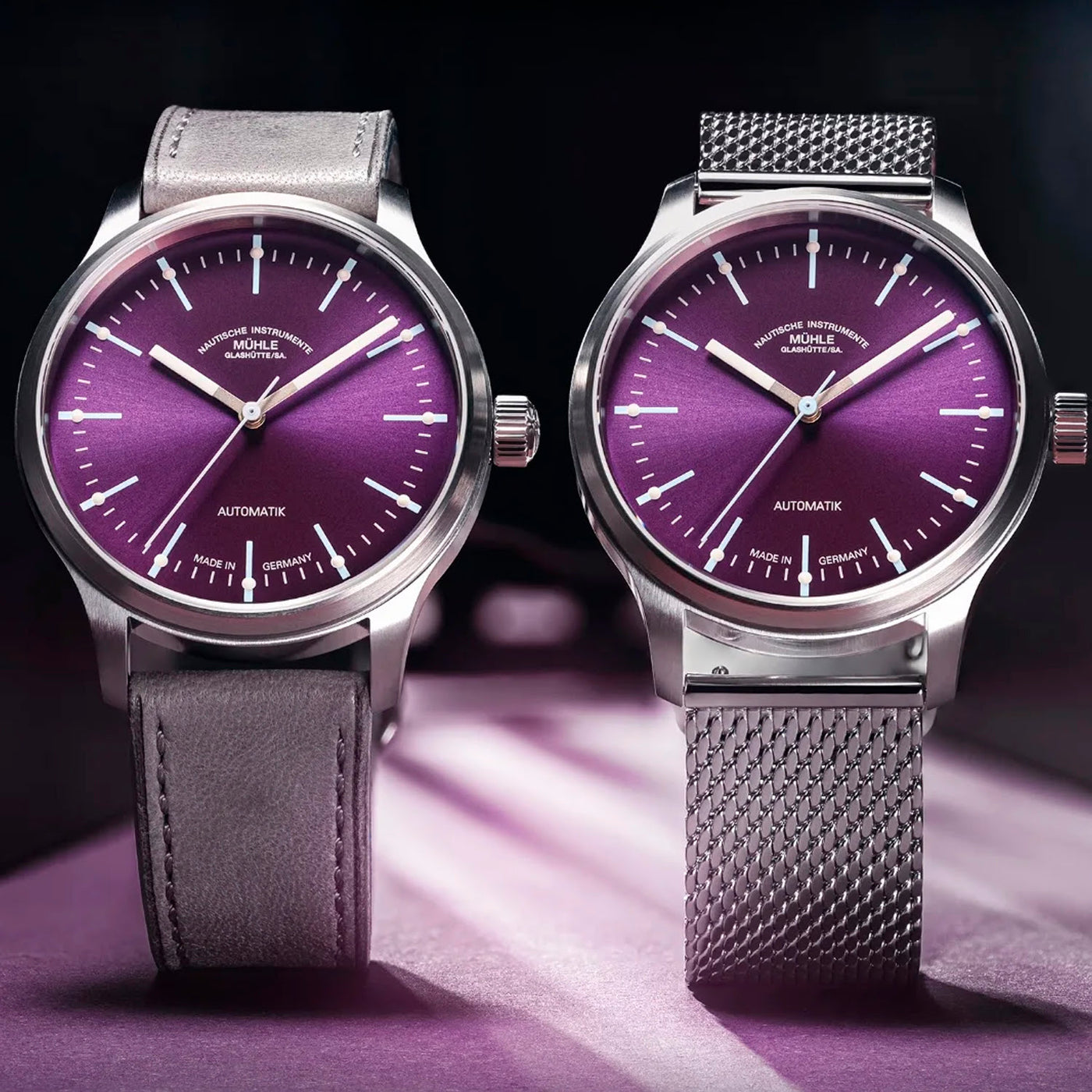 Mühle-Glashütte Panova Violet Automatic – M1-40-78-1-MB