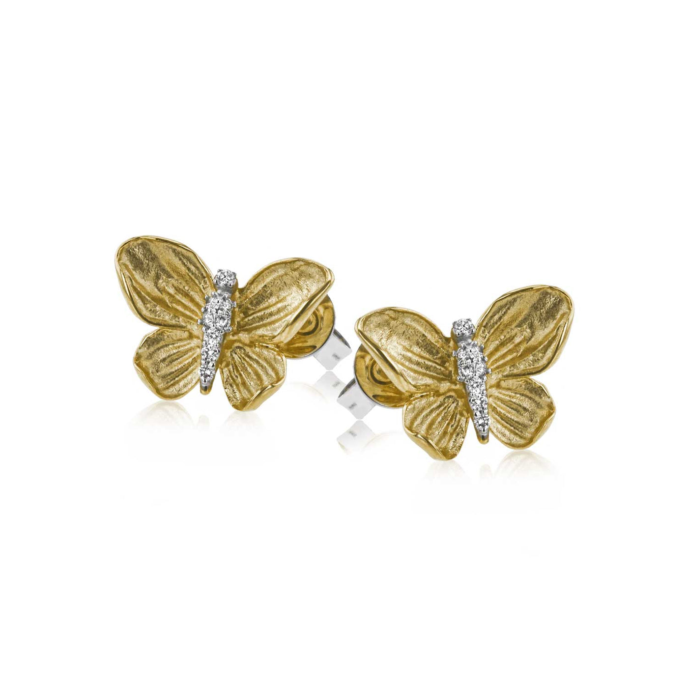 Simon G 18 Yellow Gold Stud Earrings – DE271