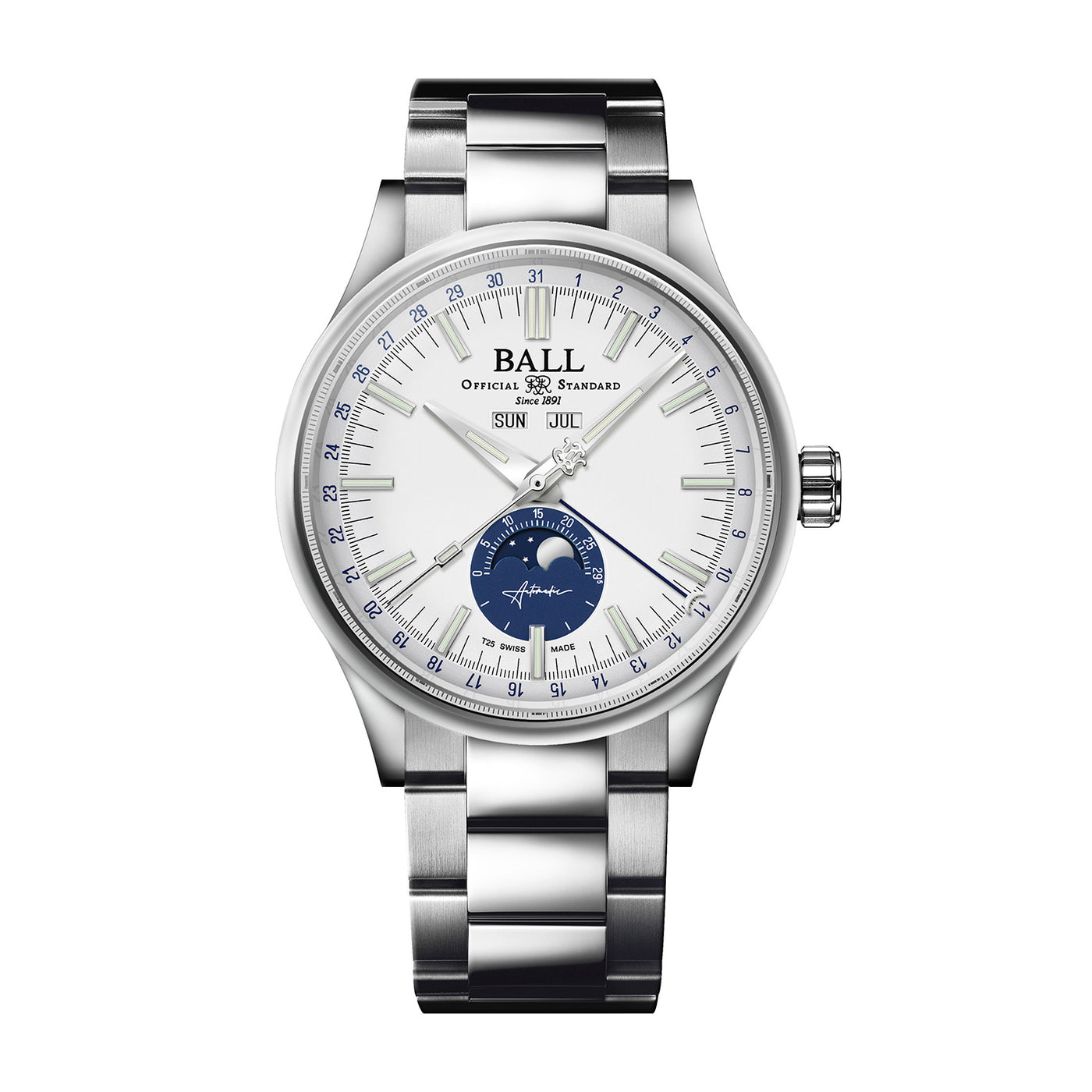 Ball Watch Engineer 2 Moon Calendar 176/1000 Automatic – NM3016C-S1J-WH
