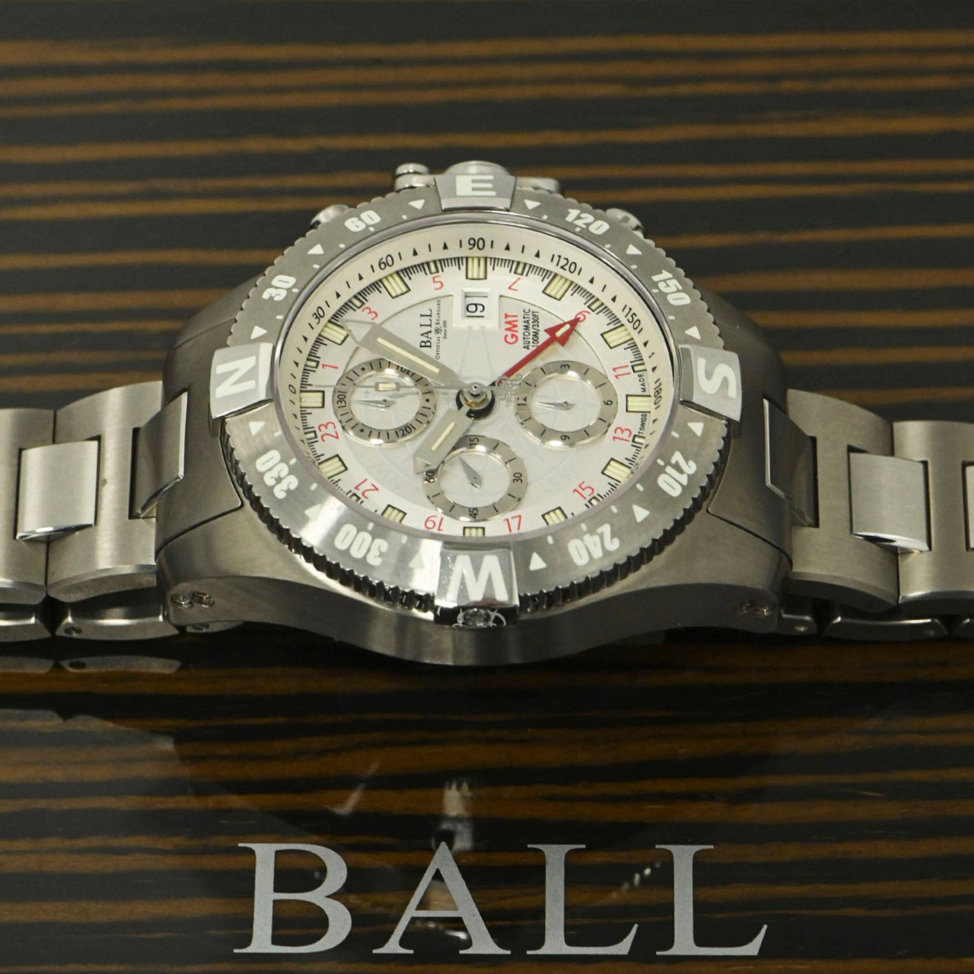 Pre-Owned Ball Engineer Hydrocarbon Spacemaster Orbital Automatic – DC2036C-S-WH-PRE