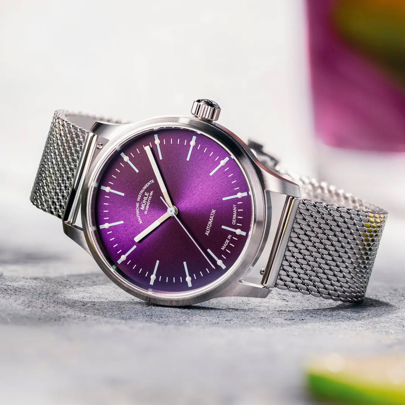 Mühle-Glashütte Panova Violet Automatic – M1-40-78-1-MB